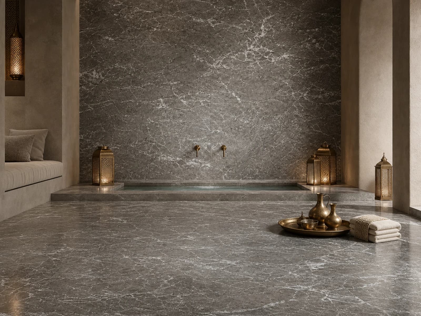 Grey Flifel used in an architectural application