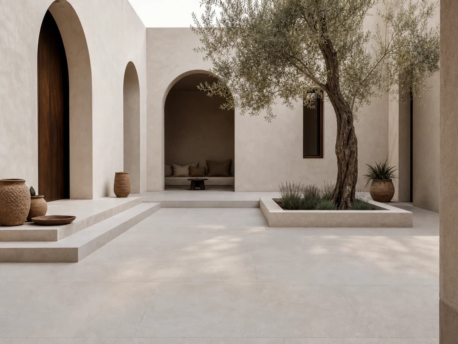 Viaza Beige Raw used in an architectural application
