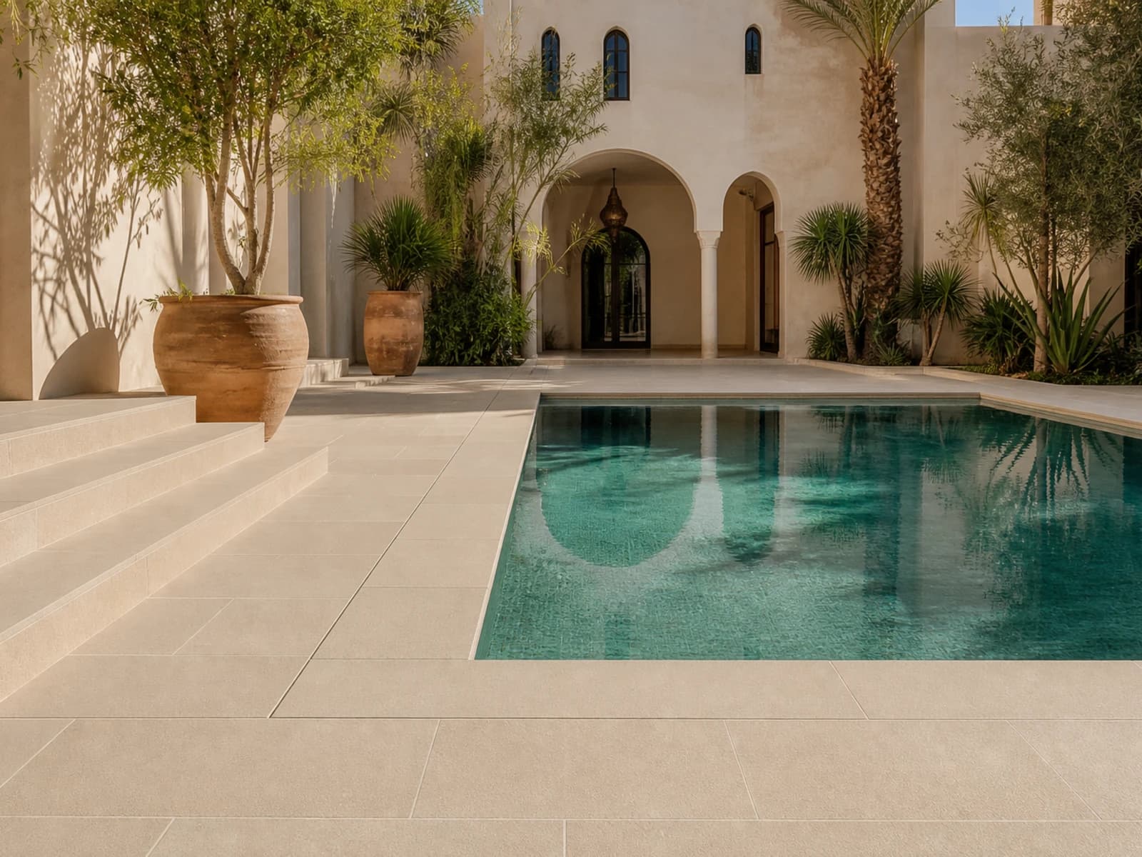 Viaza Beige Sandblasted-BRP used in an architectural application